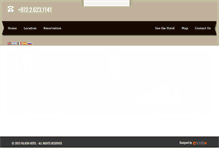 Tablet Screenshot of palatinhotel.com